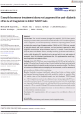 Cover page: Growth hormone treatment does not augment the anti‐diabetic effects of liraglutide in UCD‐T2DM rats