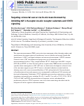 Cover page: Targeting colorectal cancer via its microenvironment by inhibiting IGF-1 receptor-insulin receptor substrate and STAT3 signaling