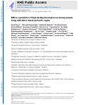 Cover page: BMI as a predictor of high fasting blood glucose among people living with HIV in the Asia‐Pacific region