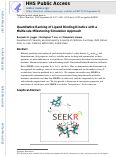 Cover page: Quantitative Ranking of Ligand Binding Kinetics with a Multiscale Milestoning Simulation Approach