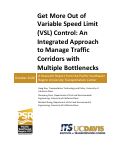 Cover page: Get More Out of Variable Speed Limit (VSL) Control: An Integrated Approach to Manage Traffic Corridors with Multiple Bottlenecks