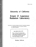 Cover page: THEORY OF HELIUM DISSOLUTION IN URANIUM DIOXIDE. I. INTERATOMIC FORCE IN URANIUM DIOSIDE, II. HELIUM SOLUBILITY