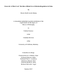 Cover page: Clean Air at What Cost? The Rise of Blunt Force Pollution Regulation in China