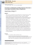 Cover page: From Stress to Inflammation and Major Depressive Disorder: A Social Signal Transduction Theory of Depression