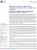 Cover page: Mapping nonlinear receptive field structure in primate retina at single cone resolution