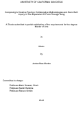 Cover page: Composing A Creative Practice: Collaborative Methodologies and Sonic Self-Inquiry In The Expansion Of Form Through Song