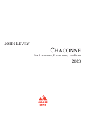 Cover page: Chaconne