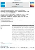 Cover page: Trace element bioaccumulation, tissue distribution, and elimination in odontocetes stranded in Florida and Georgia, USA over a 15-year period (2007-2021).