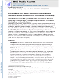 Cover page: Effect of Ebola virus disease on maternal and child health services in Guinea: a retrospective observational cohort study