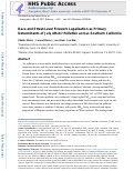 Cover page: Race and Street-Level Firework Legalization as Primary Determinants of July 4th Air Pollution across Southern California.