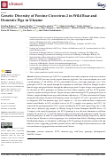 Cover page: Genetic Diversity of Porcine Circovirus 2 in Wild Boar and Domestic Pigs in Ukraine.