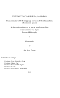 Cover page: Transversality of CR mappings between CR submanifolds of complex spaces