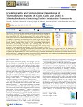 Cover page: Crystallographic and Compositional Dependence of Thermodynamic Stability of [Co(II), Cu(II), and Zn(II)] in 2-Methylimidazole-Containing Zeolitic Imidazolate Frameworks.