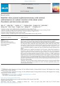 Cover page: Modified robot-assisted nephroureterectomy with ureteral catheterization for radical resection of the distal ureter: Procedures and short-term outcomes.