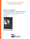 Cover page: Haydee B. Campbell: Expanding Education for Black Children and Opportunities for Black Women