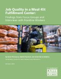 Cover page: Job Quality in a Meal-Kit Fulfillment Center