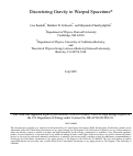 Cover page: Discretizing gravity in warped spacetime