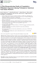 Cover page: A pilot biomonitoring study of cumulative phthalates exposure among Vietnamese American nail salon workers