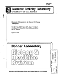 Cover page: Electronics Schematics for the Donner 600 Crystal Tomograph