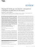 Cover page: Shaping the landscape: mechanistic consequences of ubiquitin modification of chromatin