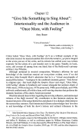 Cover page: Give Me Something to Sing About’: intertexuality in Once More With Feeling
