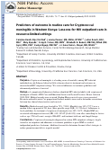 Cover page: Predictors of outcome in routine care for Cryptococcal meningitis in Western Kenya: lessons for HIV outpatient care in resource-limited settings