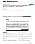 Cover page: A compartmentalized approach to the assembly of physical maps