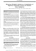 Cover page: Refractory Metabolic Acidosis as a Complication of High-Dose Midazolam Infusion for Pediatric Status Epilepticus