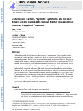 Cover page: Criminogenic Factors, Psychotic Symptoms, and Incident Arrests Among People With Serious Mental Illnesses Under Intensive Outpatient Treatment