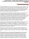 Cover page: No More Pencils…No More Books? Arguing For The Use Of Experiential Learning In Post Secondary Environmental Studies Classroom