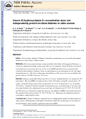 Cover page: Serum 25‐hydroxyvitamin D concentration does not independently predict incident diabetes in older women