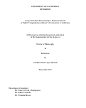 Cover page: Long-Term Part-Time Faculty’s Professional Life at Public Comprehensive Master’s Universities in California