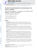 Cover page: Transition from injecting opioids to smoking fentanyl in San Francisco, California.