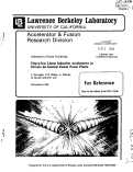 Cover page: HEAVY-ION LINEAR INDUCTION ACCELERATORS AS DRIVERS FOR INERTIAL FUSION POWER PLANTS