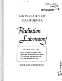 Cover page: PREPARATION OF TRANSPLUTONIUM ISOTOPES BY NEUTRON IRRADIATION