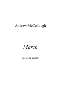 Cover page: March