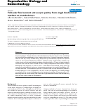 Cover page: Follicular fluid content and oocyte quality: from single biochemical markers to metabolomics