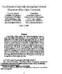 Cover page: On a random graph with immigrating vertices: Emergence of the giant component