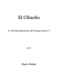 Cover page: El Cibaeño (o "El Viaje Misterioso del 'Gringo Latino'")