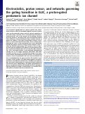 Cover page: Electrostatics, proton sensor, and networks governing the gating transition in GLIC, a proton-gated pentameric ion channel