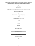 Cover page: Data-Driven Modeling and High-Performance Control of Multirotor Unmanned Aerial Vehicles in Challenging Environments