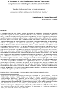 Cover page of O Tratamento do Poder Econômico nos Contratos Empresariais: conspectos e novas realidades para a doutrina jurídica brasileira