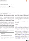 Cover page: Deciphering the language of plant communication: Volatile chemotypes of sagebrush
