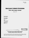 Cover page: Nuclear Science Division Annual Report 1995-1996
