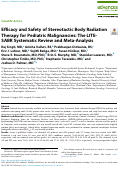 Cover page: Efficacy and Safety of Stereotactic Body Radiation Therapy for Pediatric Malignancies: The LITE-SABR Systematic Review and Meta-Analysis.