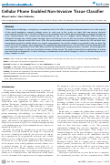 Cover page: Cellular Phone Enabled Non-Invasive Tissue Classifier