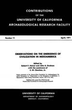 Cover page: Observations on the Emergence of Civilization in Mesoamerica