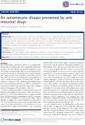 Cover page: An autoimmune disease prevented by anti-retroviral drugs