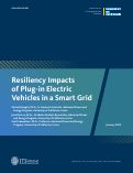 Cover page of Resiliency Impacts of Plug-in Electric Vehicles in a Smart Grid