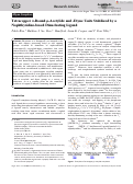 Cover page: Tetracopper σ‐Bound μ‐Acetylide and ‐Diyne Units Stabilized by a Naphthyridine‐based Dinucleating Ligand